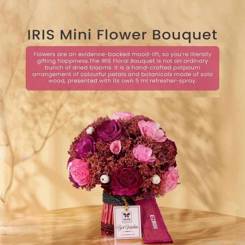 Nooky Intimacy Chocolate For Couples (1pc) & Mini Fragranced Dry Flower Bouquet With Free Fragrance Spray  (1pc) Combo