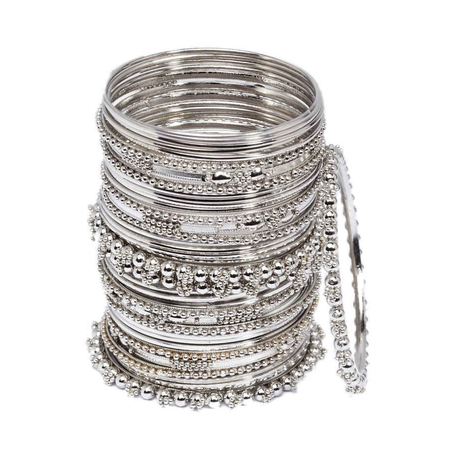 Shining Diva Fashion Oxidised Latest Stylish Traditional Bangles for Women | 10780b-2.8