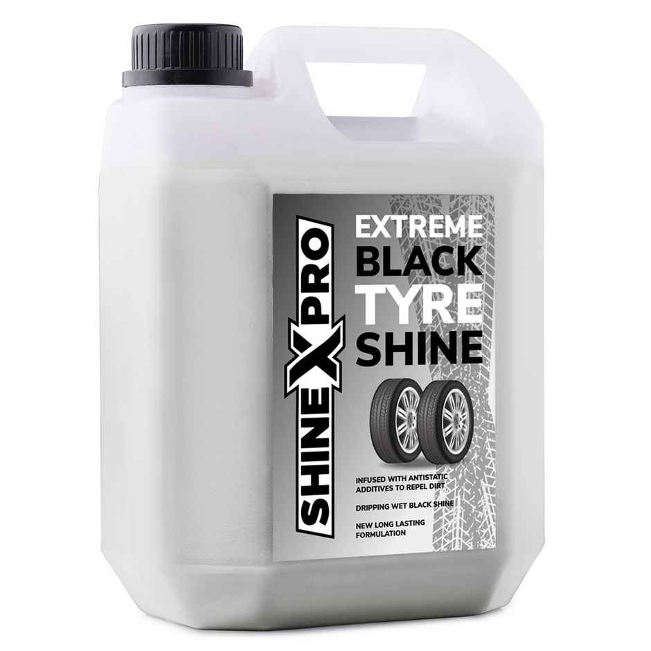 ShineXPro Bike & Car Tyre Polish Can | Long Lasting | Extends Tyre Lifespan | Repels Dust
