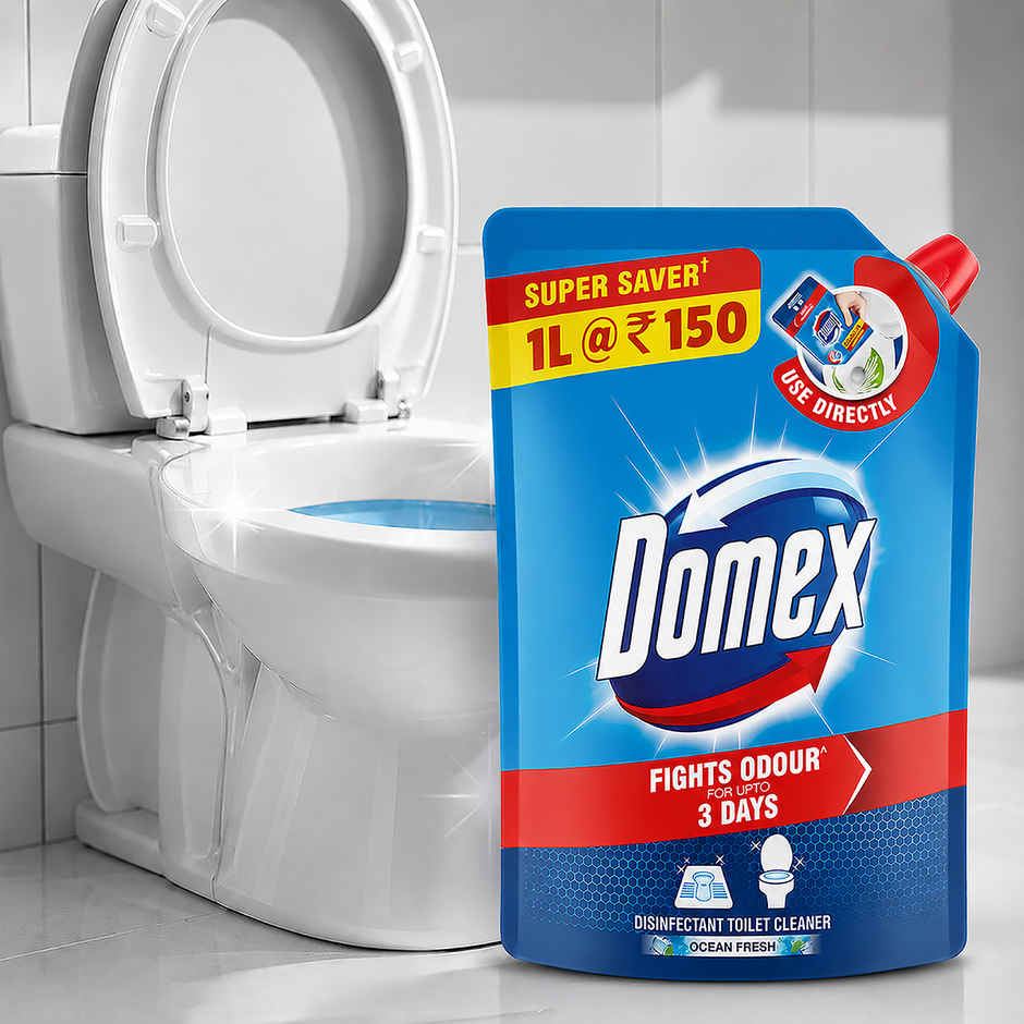 Domex Fresh Guard with Ocean Fresh Fragrance | Disinfectant Toilet Cleaner