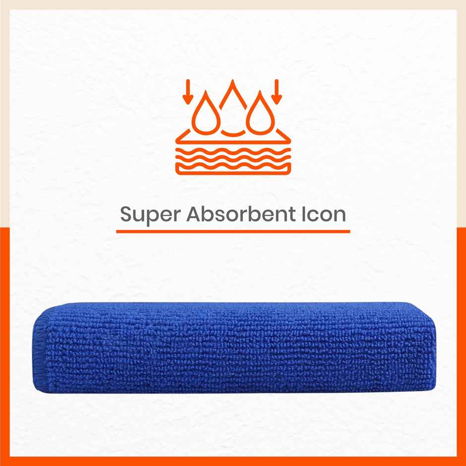 Bathla Micro Fiber Cleaning Cloth - Pack of 2 | Multipurpose | Assorted