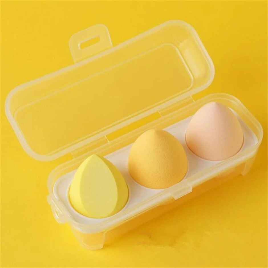 CHRONEX 4pcs Makeup Sponge Set | Latex-Free, Skin-Friendly Beauty Blenders for Foundation |Assorted