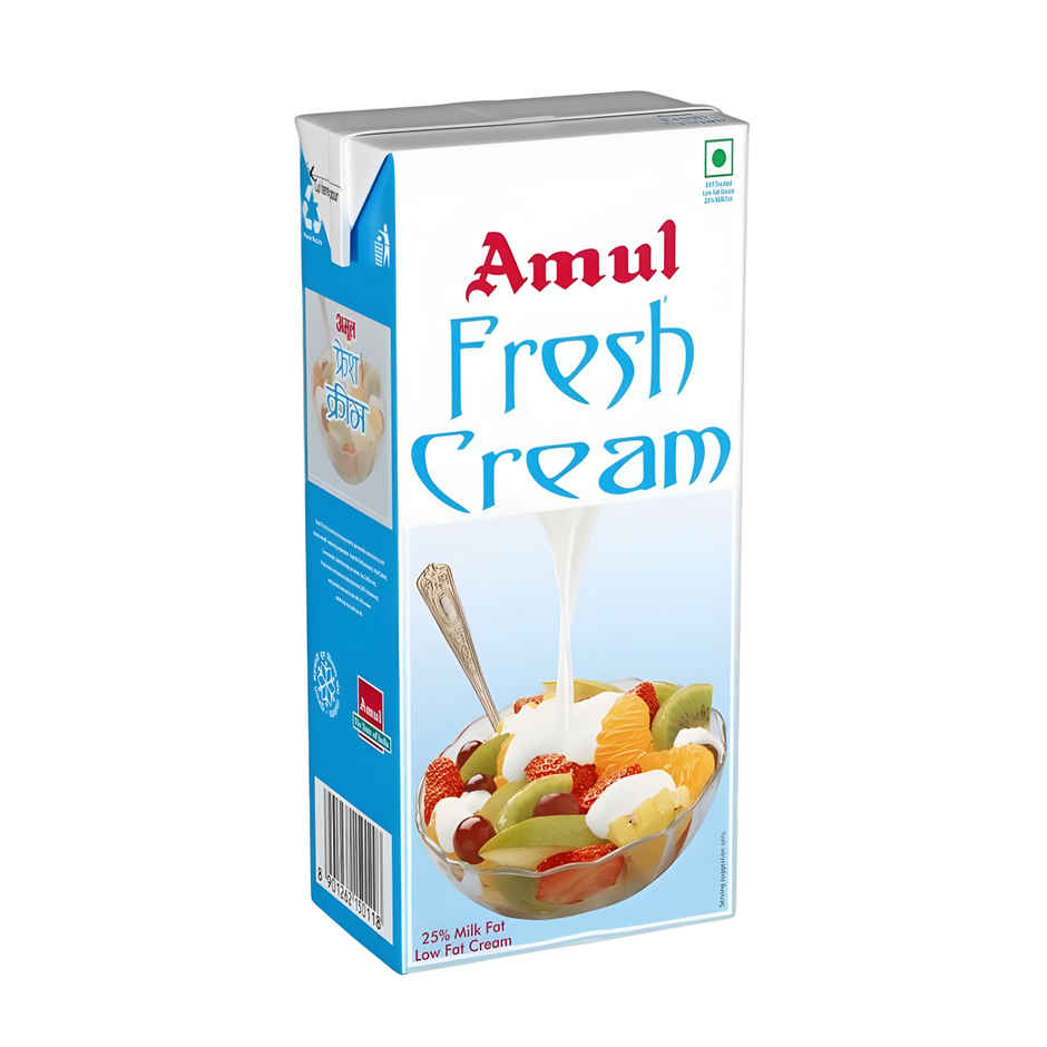 Amul Fresh Cream 250.0 Millilitre(1pc) & Tomato Local(1pc) Combo