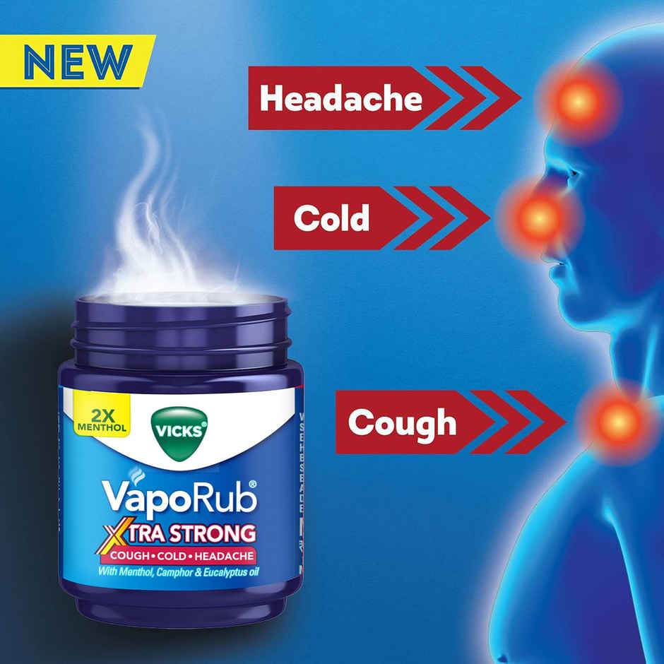 Vicks Vaporub Xtra Strong - Extra Strong Cold Relief