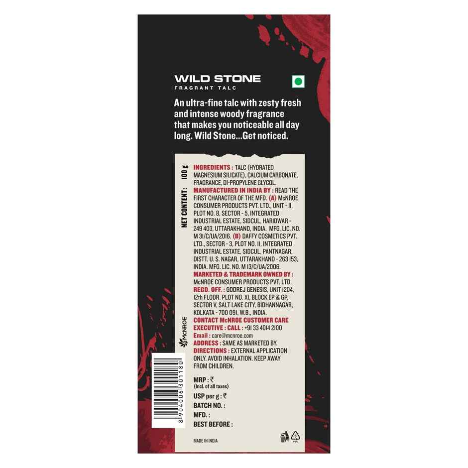 Wild Stone Ultra Sensual Talc