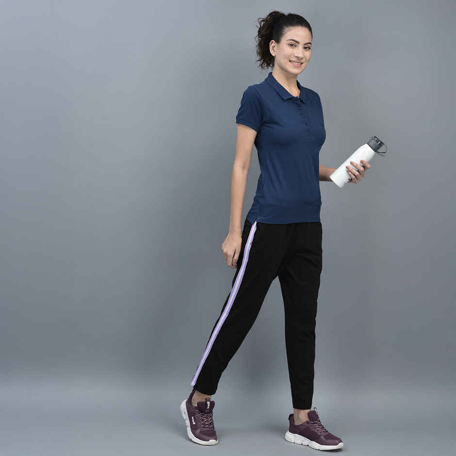 Dollar Women Polo T-shirt - Navy | Premium Cotton | M