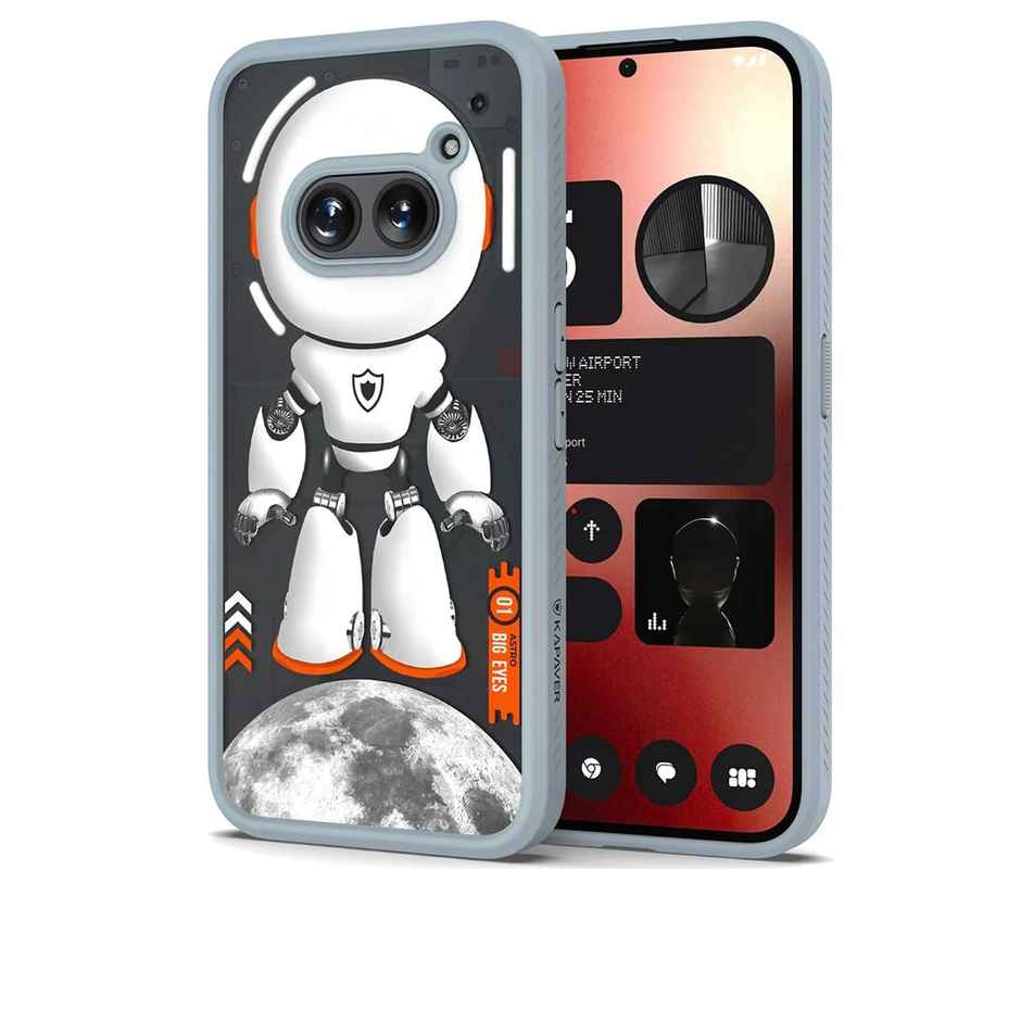 Kapaver Nothing Phone 2a / 2a Plus 5g Back Cover Case | Impulse | Astro Big Eyes - Gray