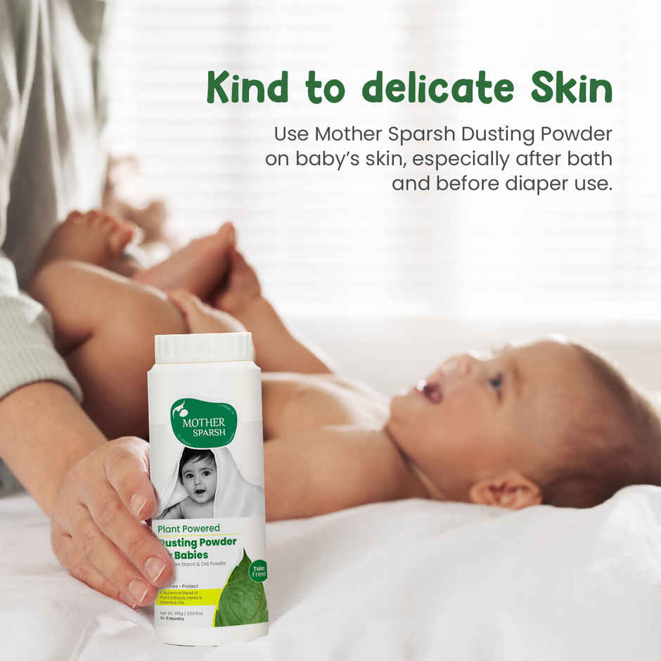 Mother Sparsh Plant Powered Talc Free Dusting Powder For Babies