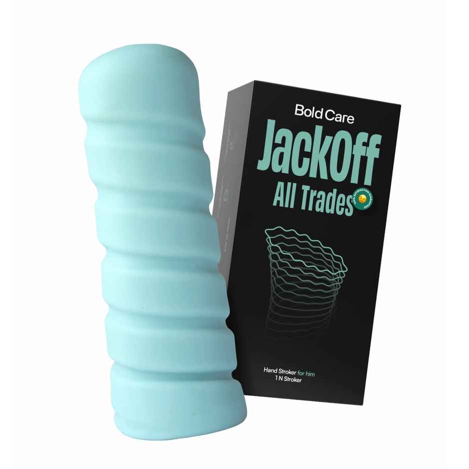 Bold Care Jack of All Trades Personal Stroker for Men | Soft, Ribbed & Textured Design