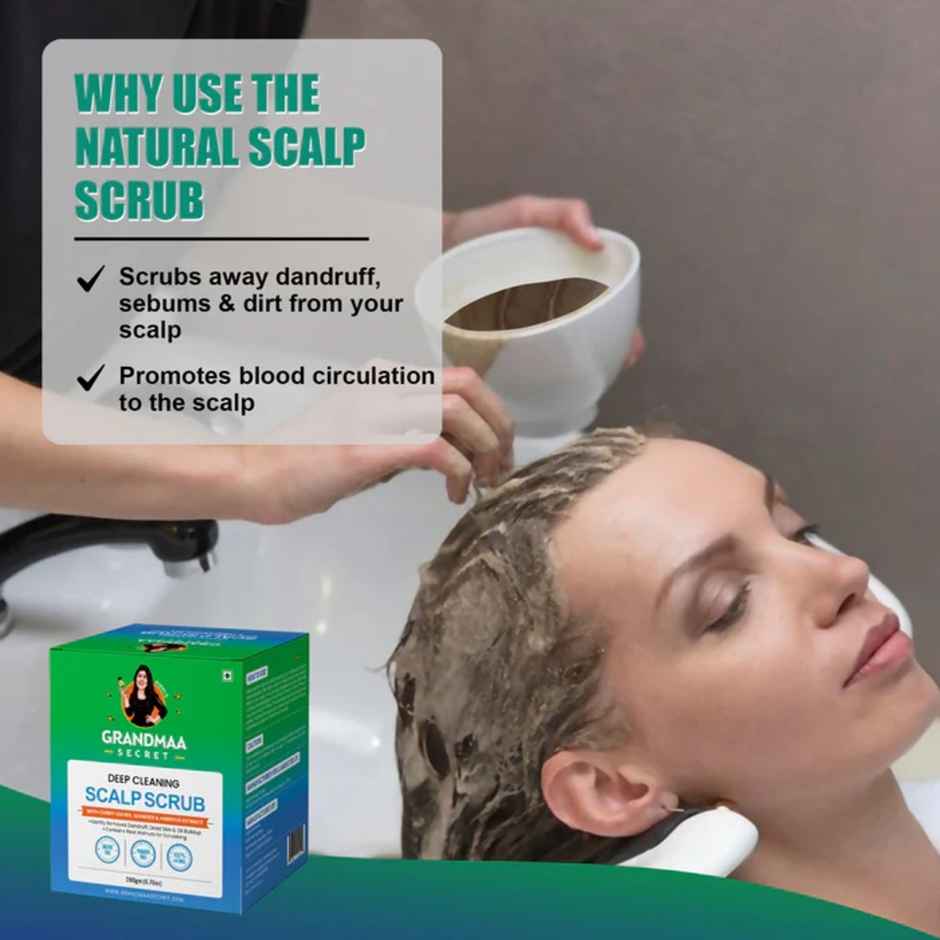 Nidhi'S Grandmaa Secret Scalp Scrub With Curry Leaves And Seaweed