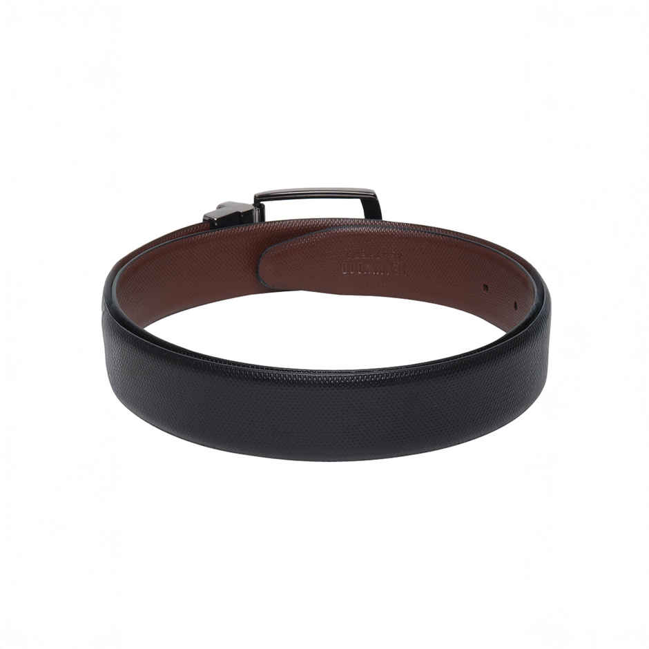 Teakwood Men's Leathers Belt | Black and Brown - 38 in