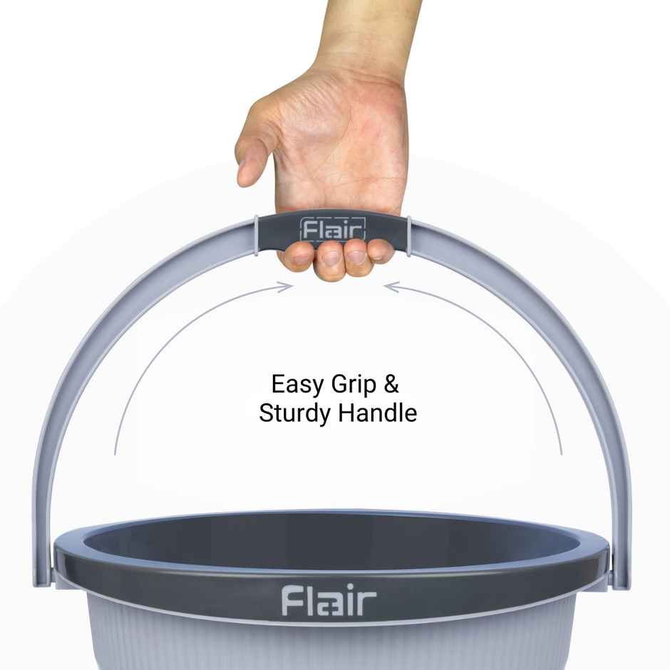 Flair Estella Home Bucket 24 Litre - Gray