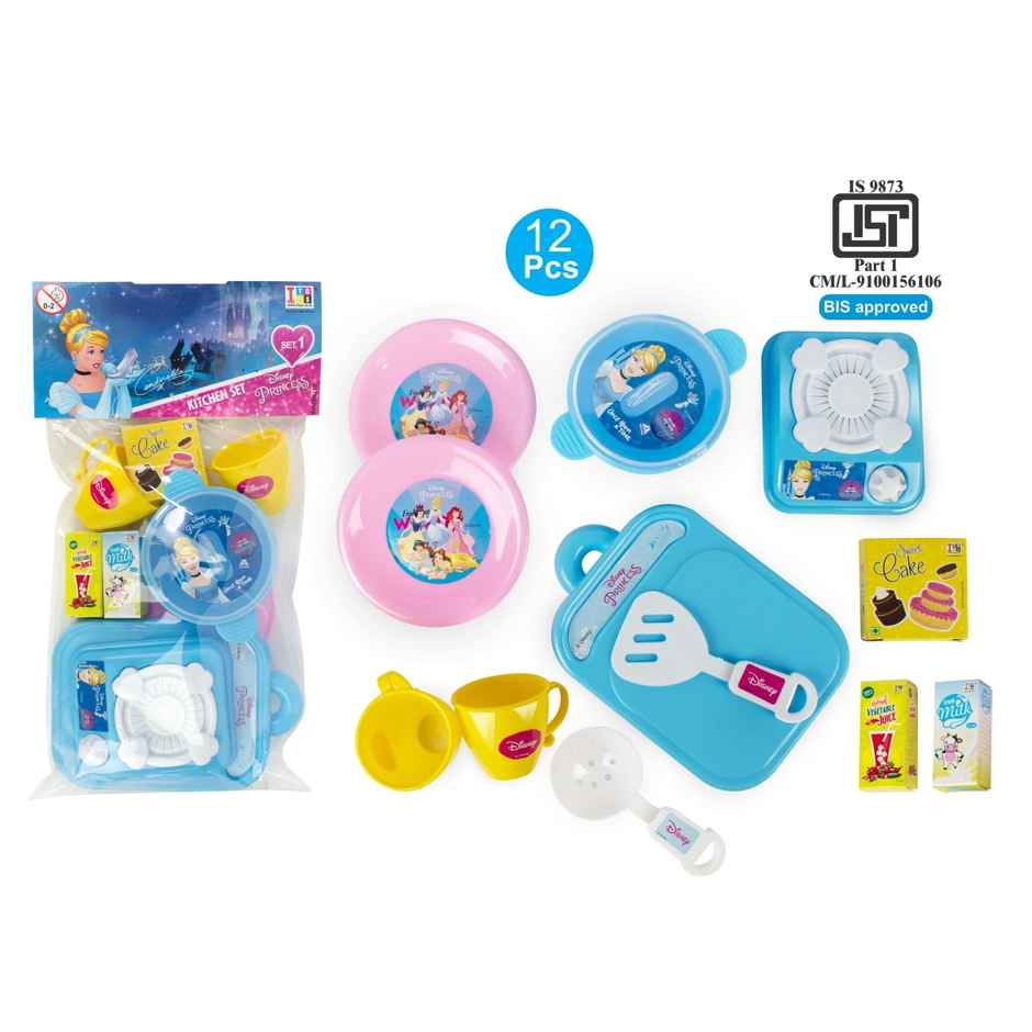 Itoys Kitchen Set 1-princess Cinderella (Colour May Vary)