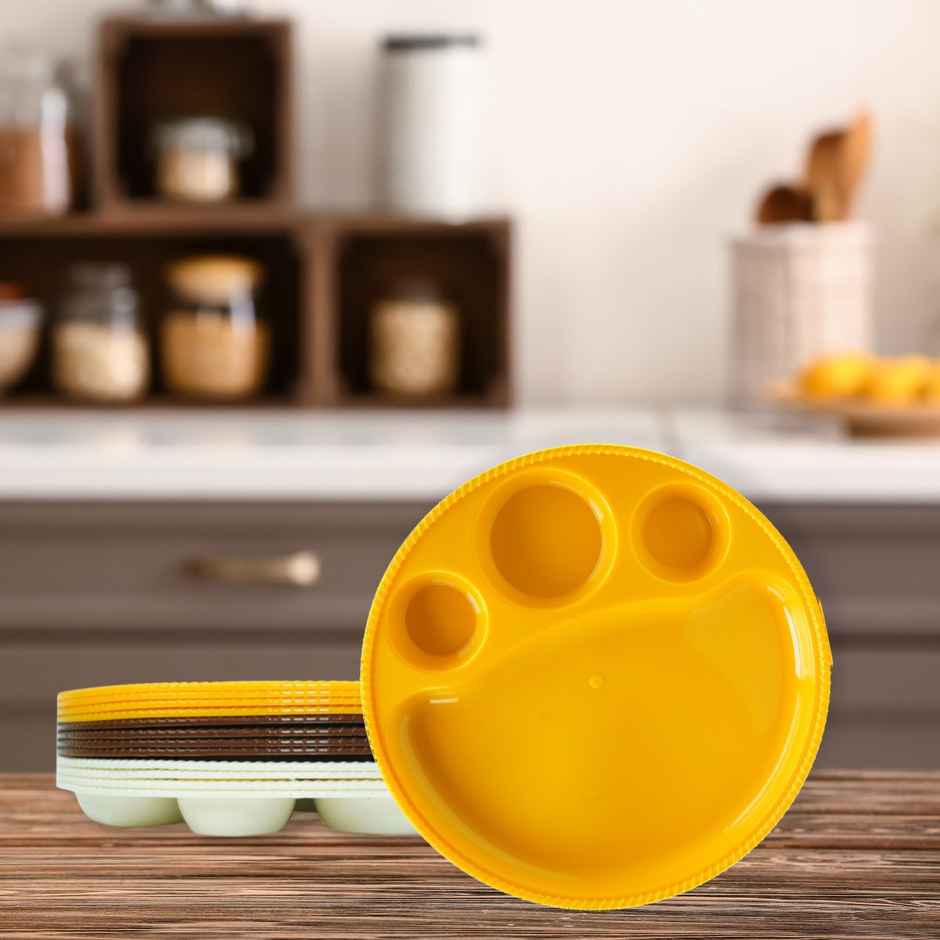 Divine Vibes Kanjak Gifting Sweety Plate - Multicolor