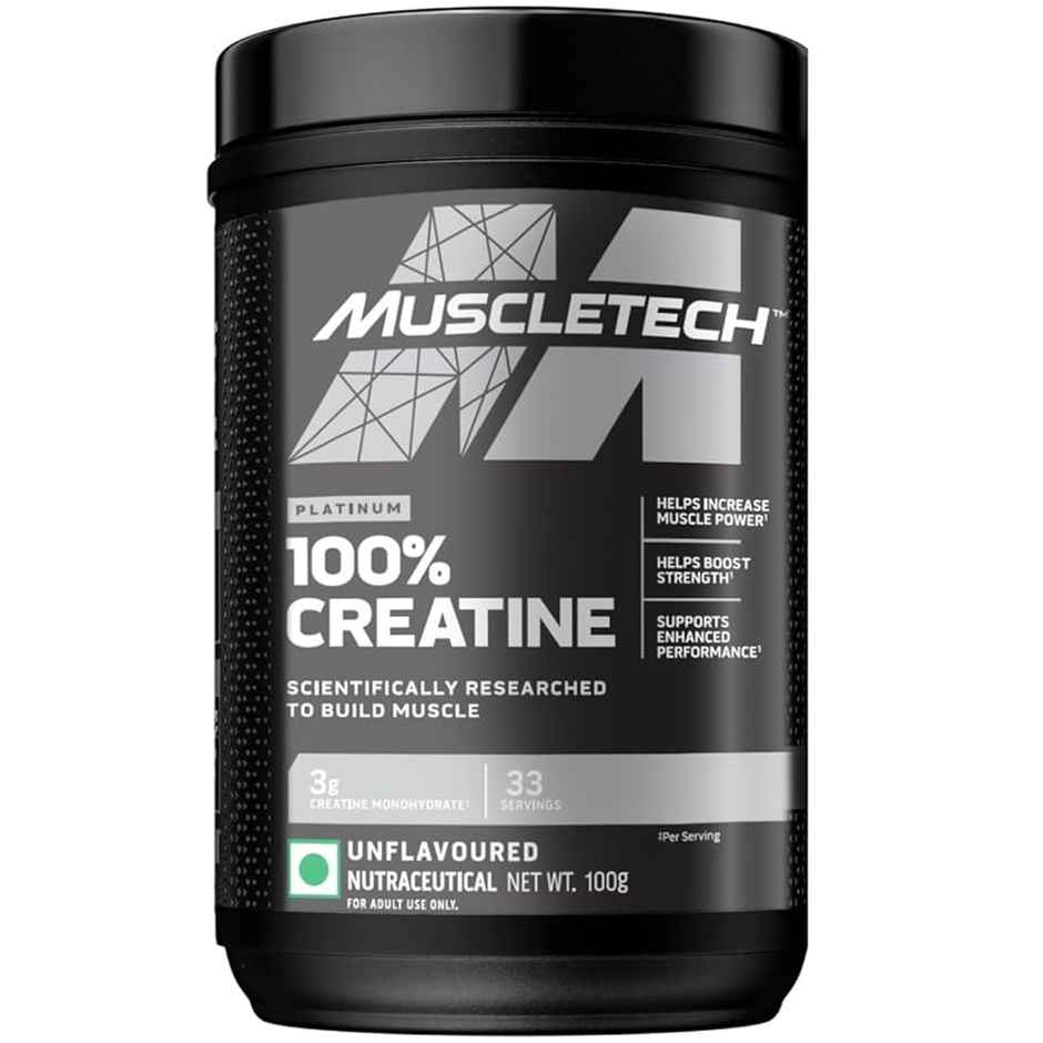 MuscleTech Platinum Creatine Monohydrate Powder | Supports Strength, Power & Muscle Recovery