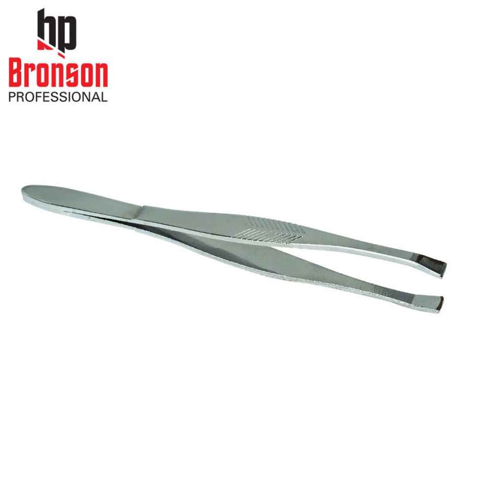 Bronson Professional Tweezer Plucker With Square Tip