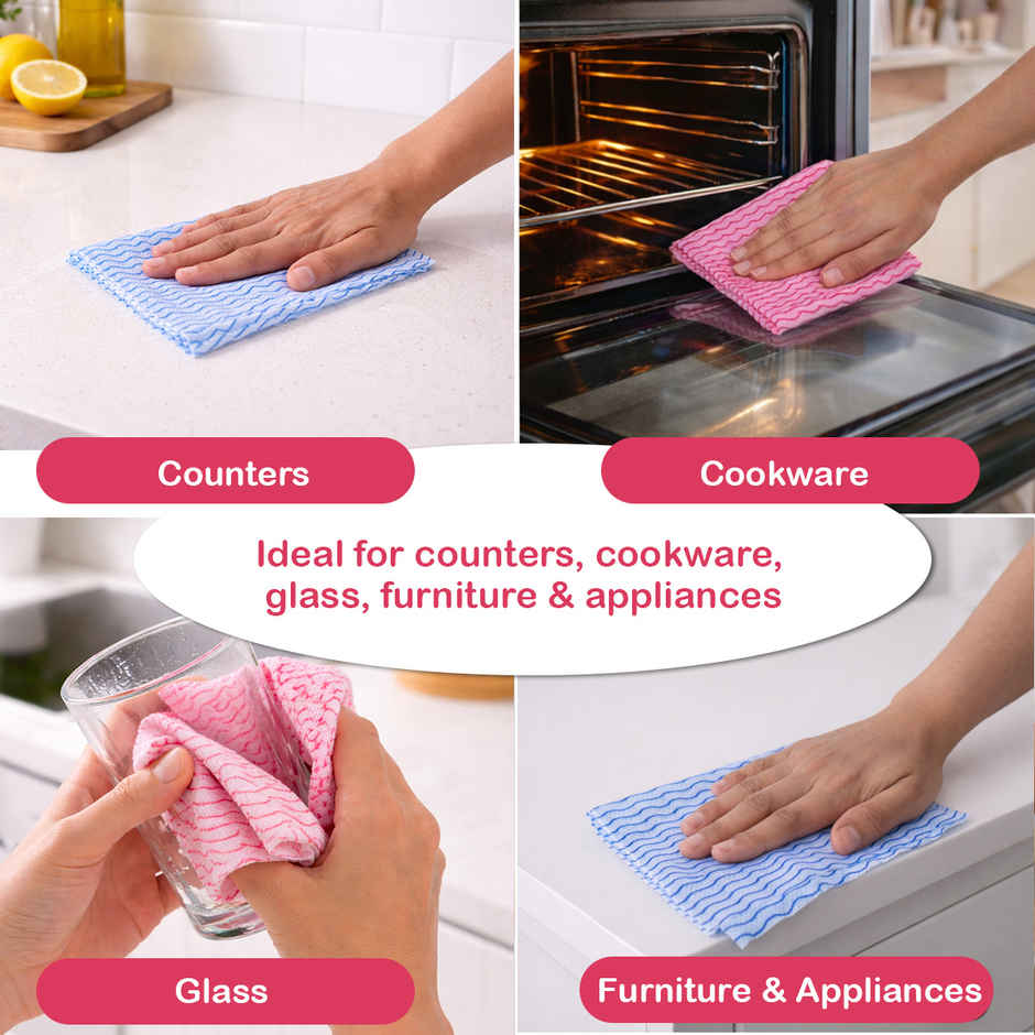 GINNI Superwipe Kitchen Towel Roll | 80 Pulls | 23 x 21 cm
