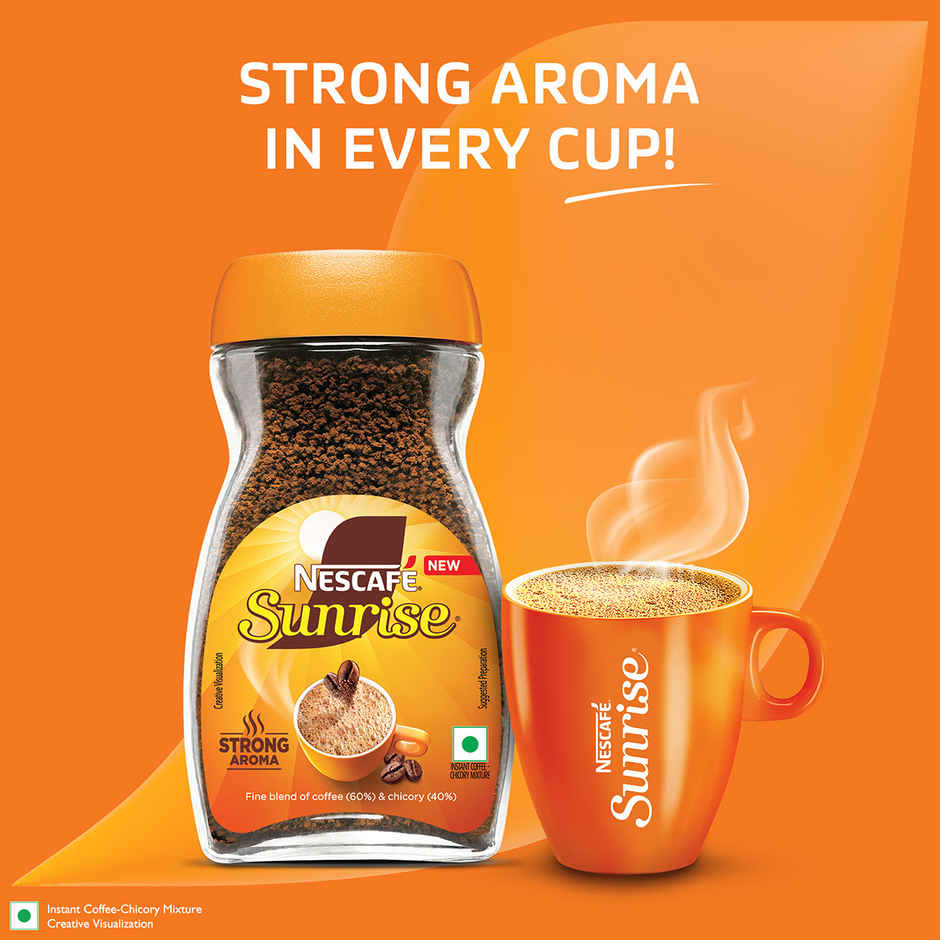 Nescafe Sunrise Instant Coffee Powder by Nescafe with Free Mug