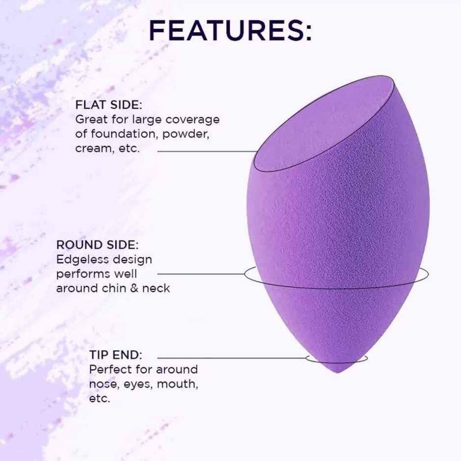 Bronson Professional Purple Beauty Blender Makeup Sponge