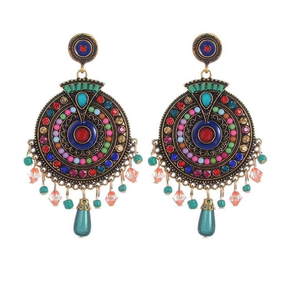 YouBella Jewellery Bohemian Multi-Color Earrings For Girls And Women