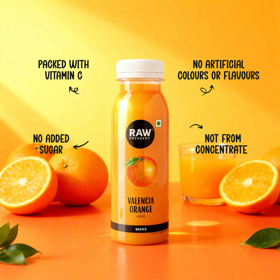 Raw Pressery Valencia Orange Fruit Juice
