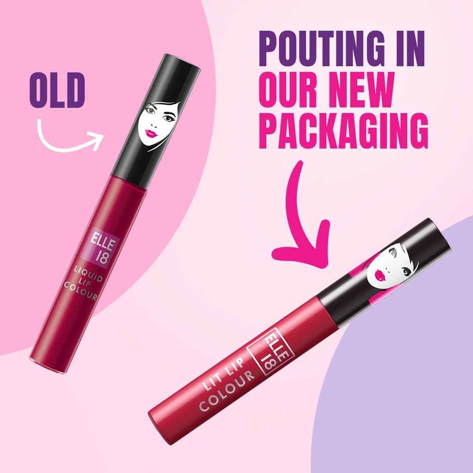 Elle 18 Liquid Lip Color | Wanderlust Red