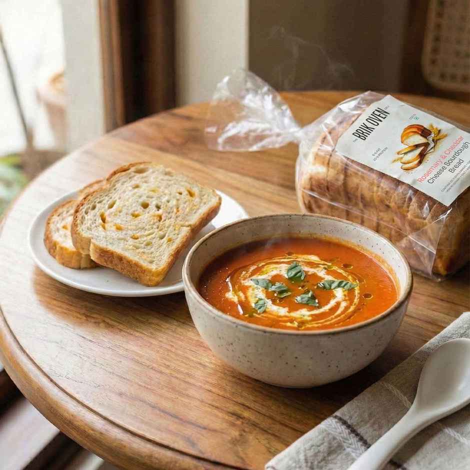 Brik Oven Rosemary & Cheddar Cheese Sour Dough Bread