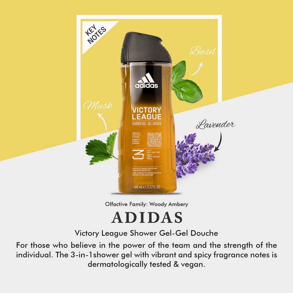Adidas Victory League 3-In-1 Shower Gel