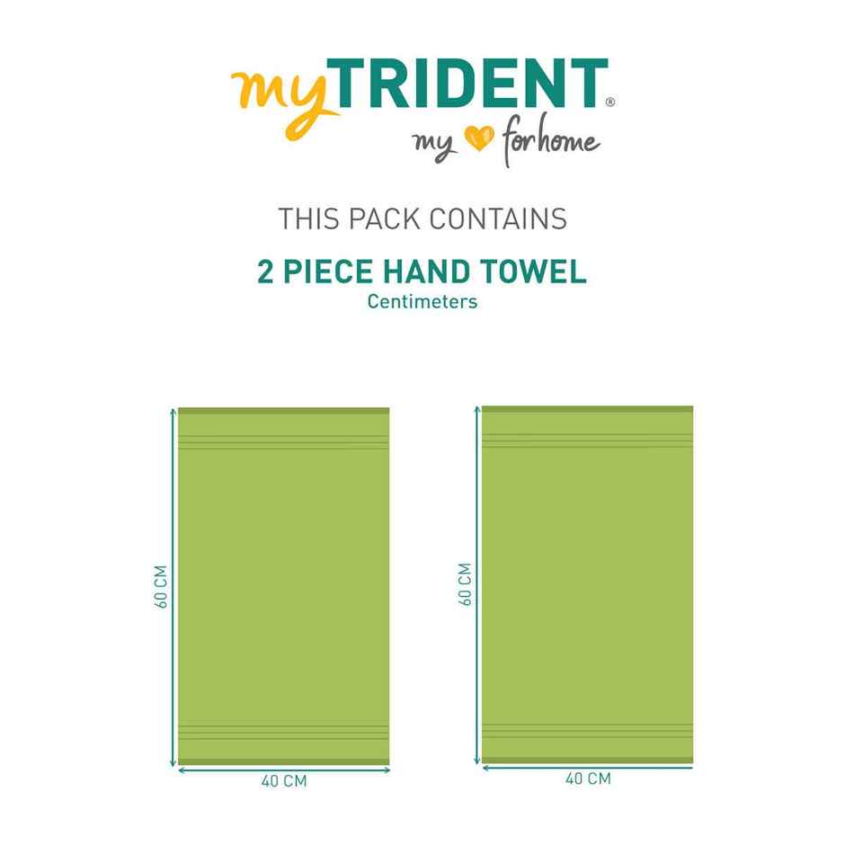 Home Elegance by My TridentComfort Living Gym Cotton Hand Towel | Lime Green