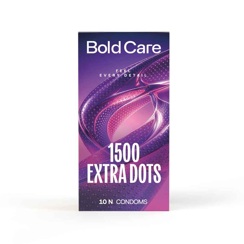 Bold Care Extra Dotted Condom | 1500 Raised Dots
