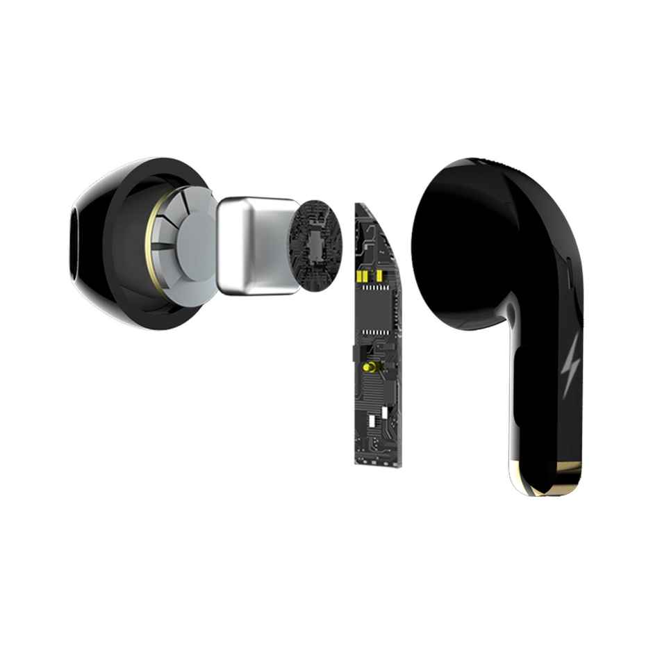 Fire-Boltt Fire Pods Ninja G201 TWS Earbuds | IWP HD Calls | Quick Charge 24Hrs Playback Bluetooth | Black