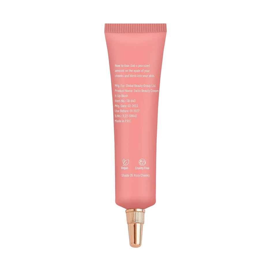Swiss Beauty Cream It Up Blusher With Shea Butter - 2 Natural Flush