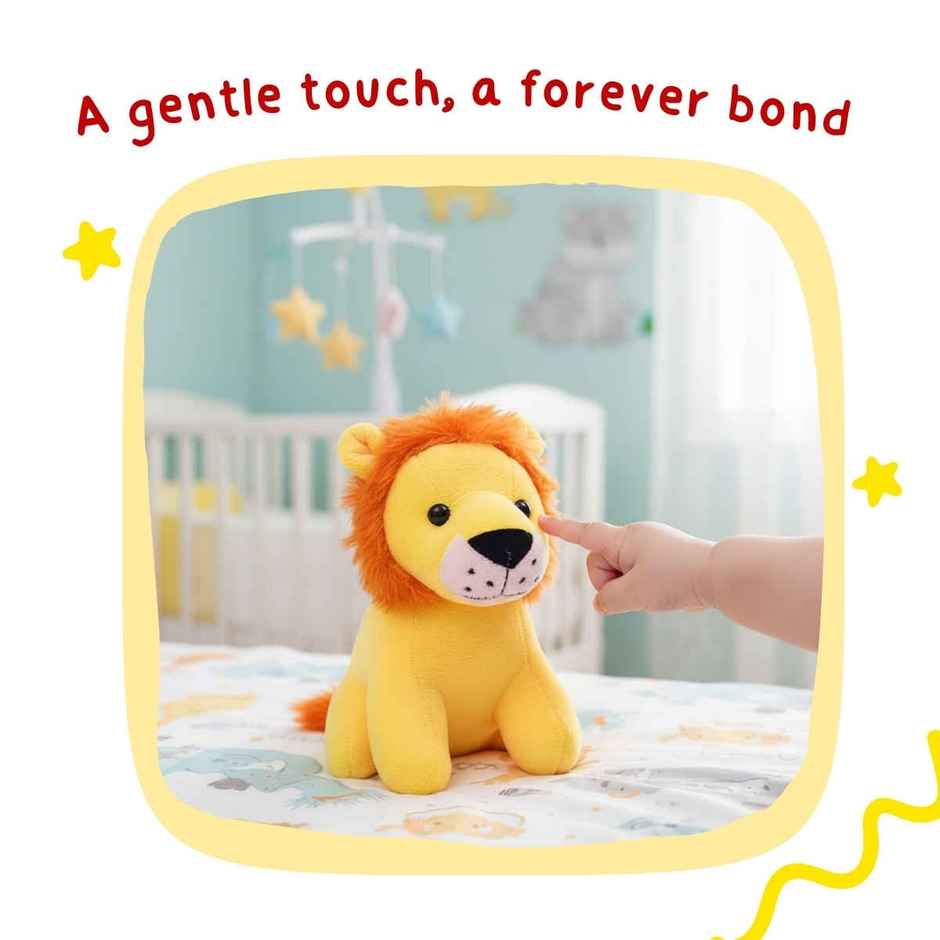 ToyTales Baby Lion Plush Toy | Stuffed Animal Soft Toy | Birthday Gift for Kids | Gift Baby | 18cm