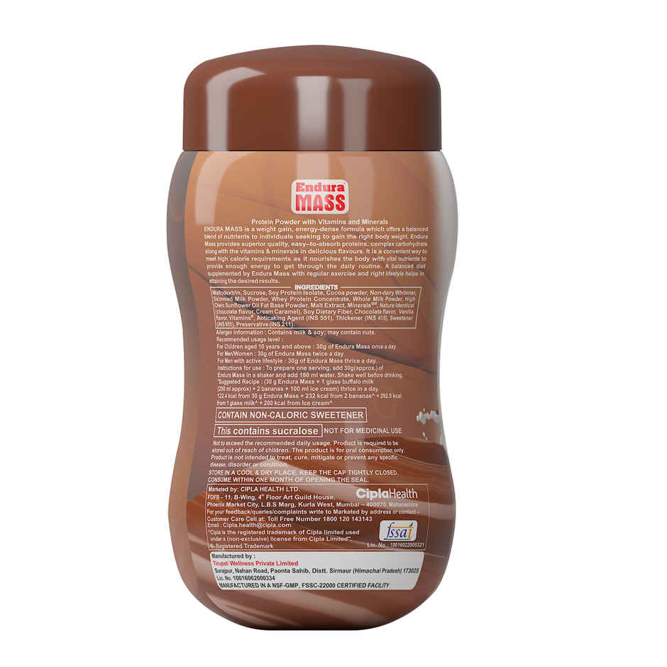 Endura Mass Weight Gainer-Chocolate