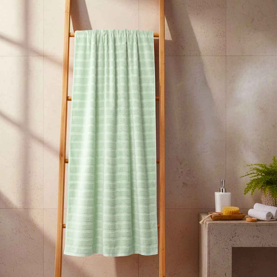 Mytrident Quick Dry Cotton Bath Towel | 28 x 56 in | Sage