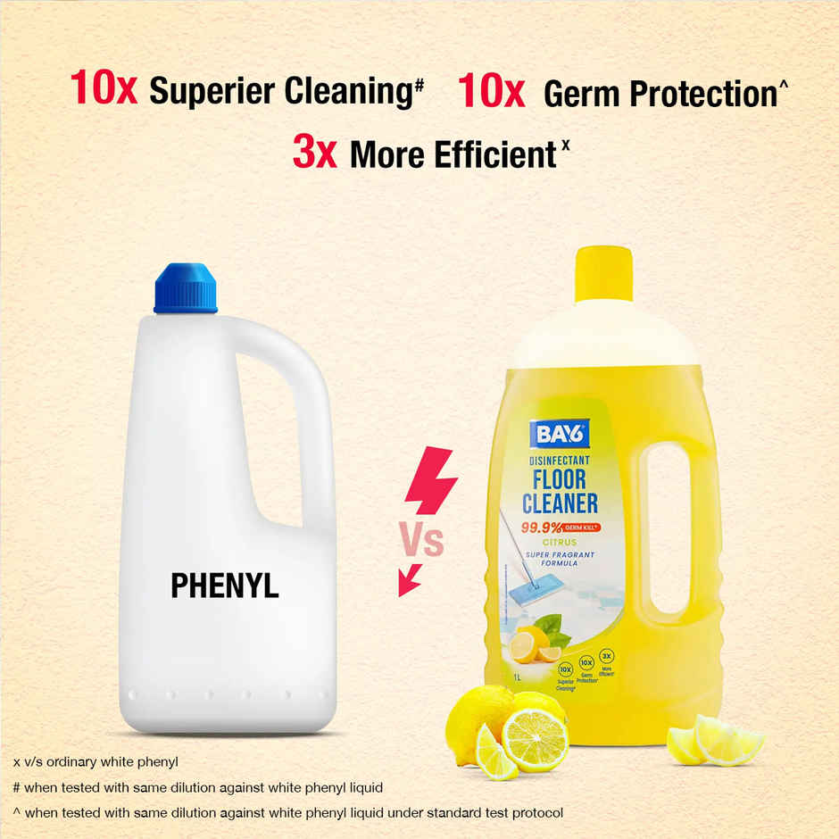 BAY6 Floor Cleaner Super Fragrant Citrus