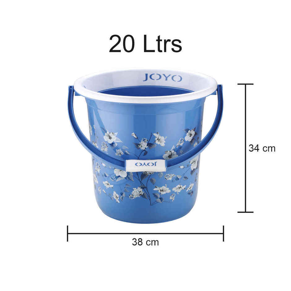 Joyo Better Home Printed Bucket | 20 L | Colour May Vary