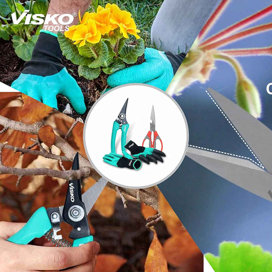 Visko Garden Tools Set With 3 Pieces Garden Tool Kit
