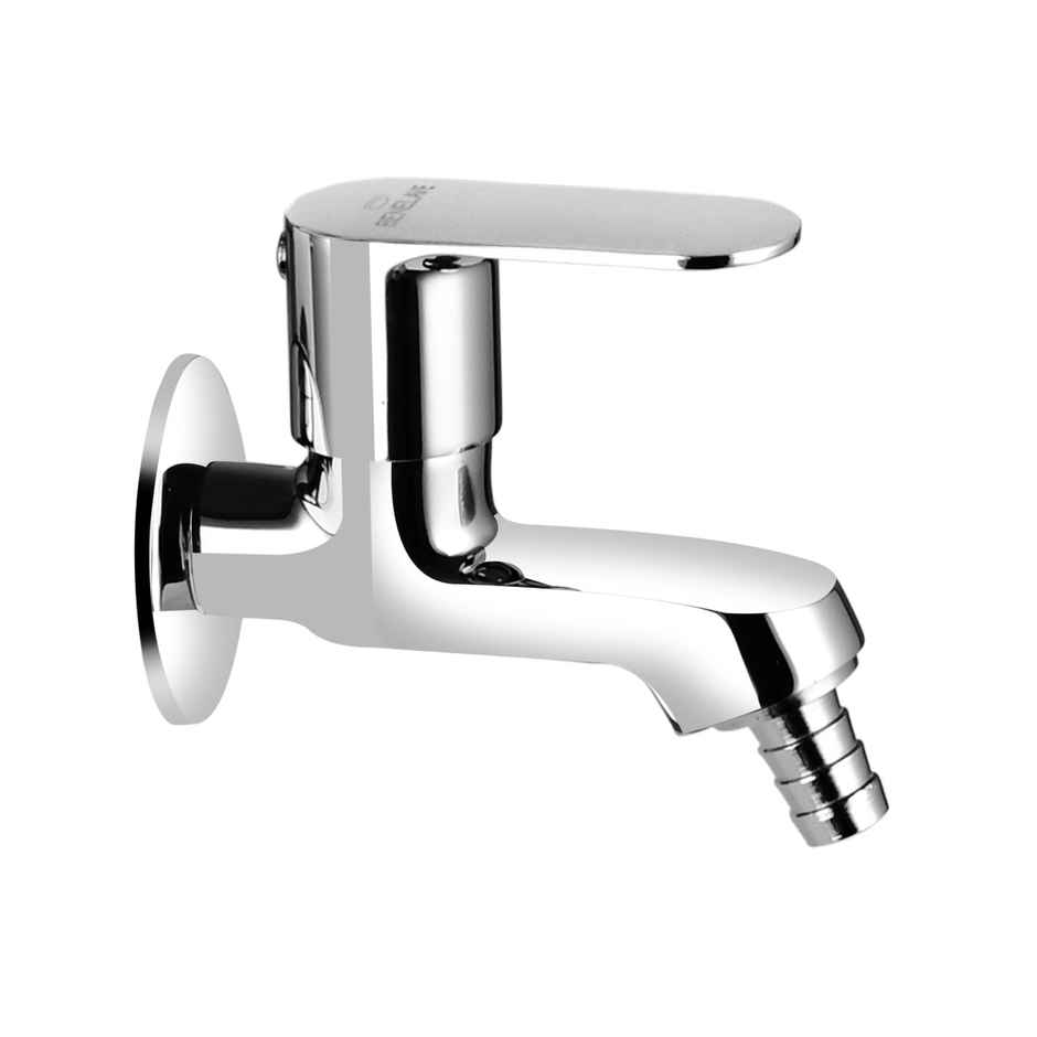 Benelave By Hindware Volga Bib Tap With Nozzle For Utility Area | Brass With Chrome Finish