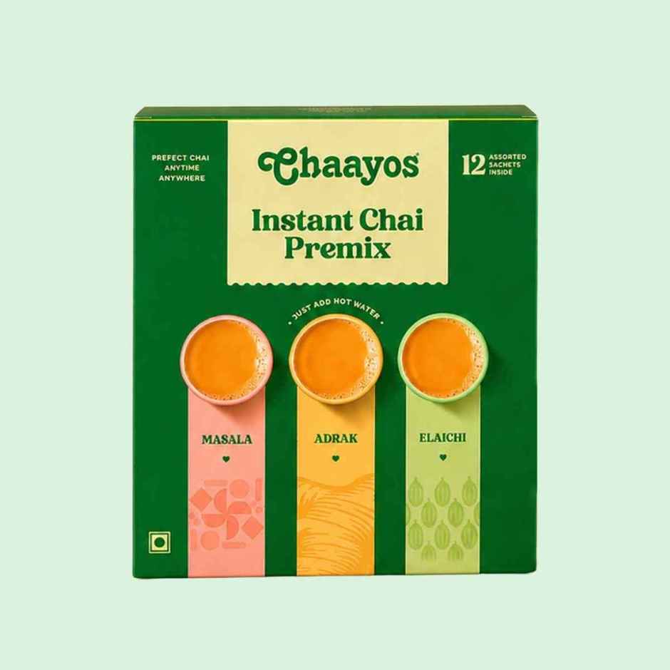 Chaayos Instant Tea Premix Combo / Masala + Elaichi + Ginger
