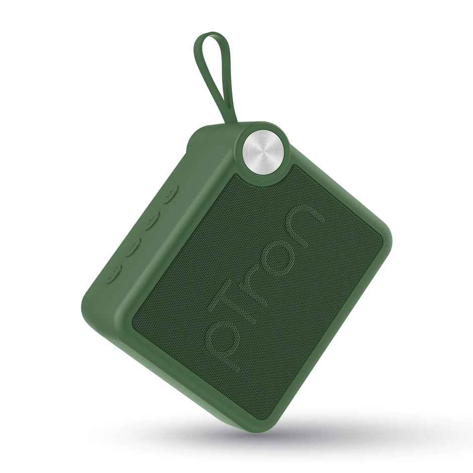 pTron Musicbot Pop V2 7W Mini Bluetooth Speaker with Pristine Sound & 8 Hours Playtime | Green