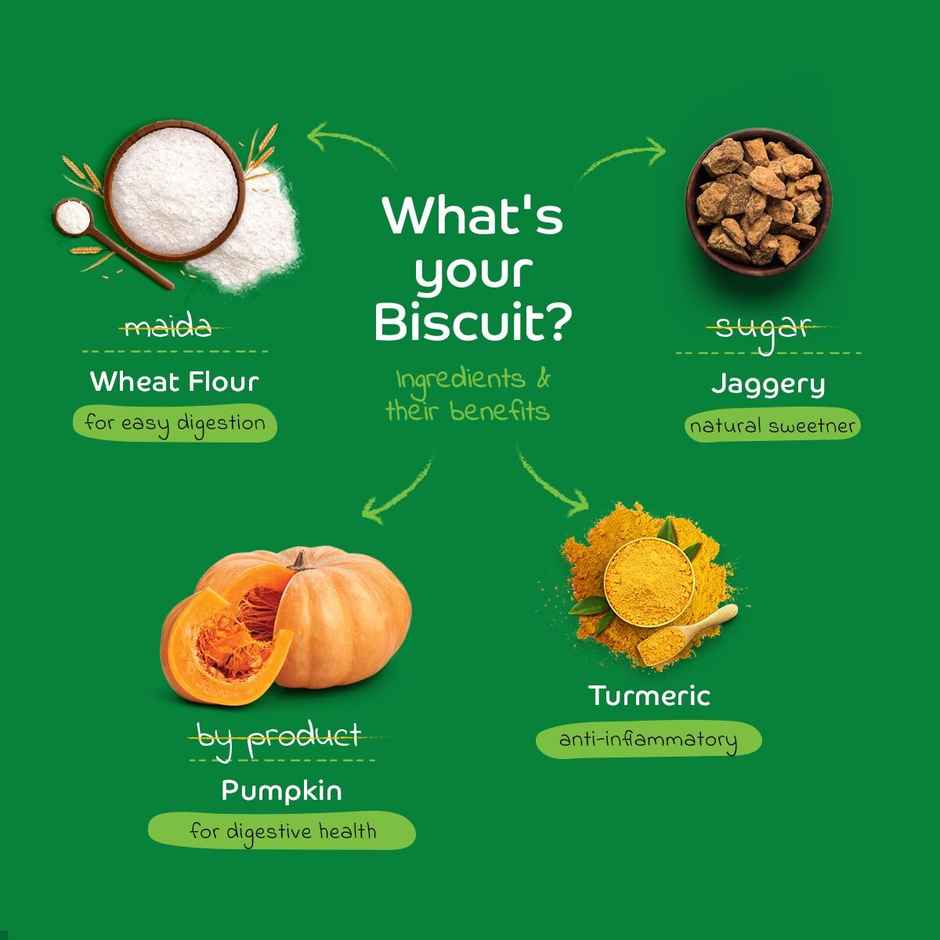 Applod Veg Dog Biscuit Pumpkin & Turmeric| For Puppy & Adult Dogs | Best Training Dog Treat