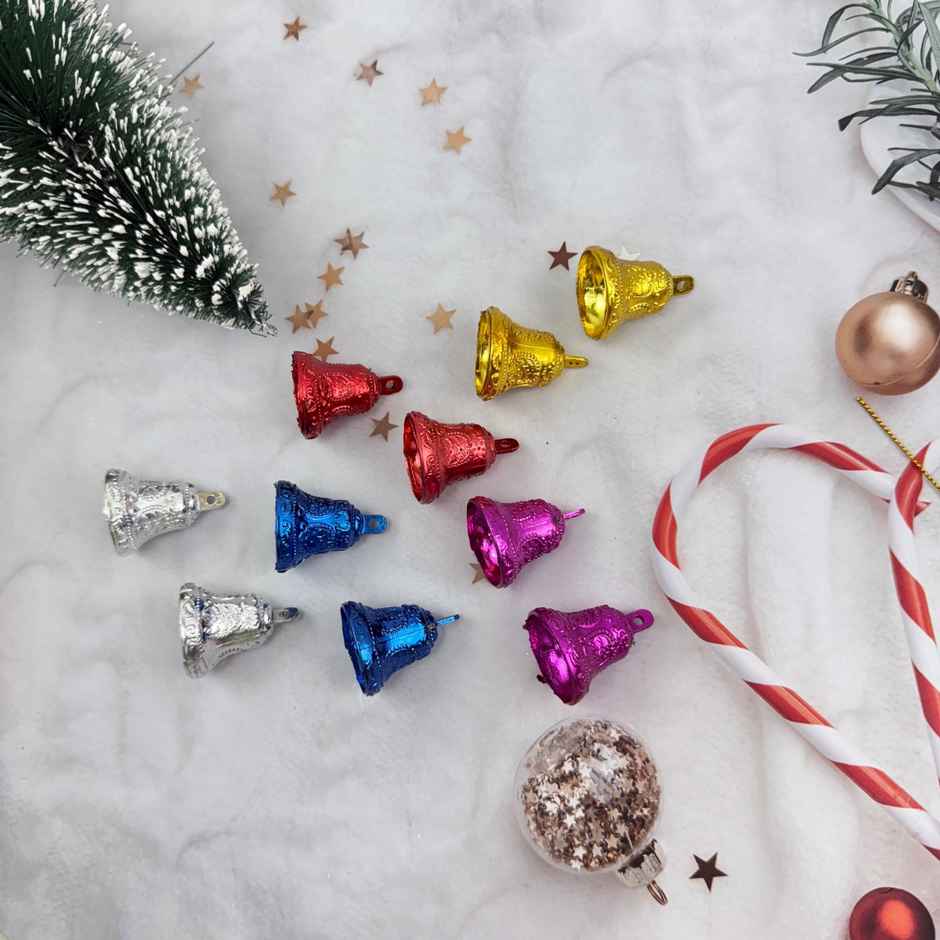 Christmas Mini Design Bell | 2.8 cm | Multicolour | Gullak