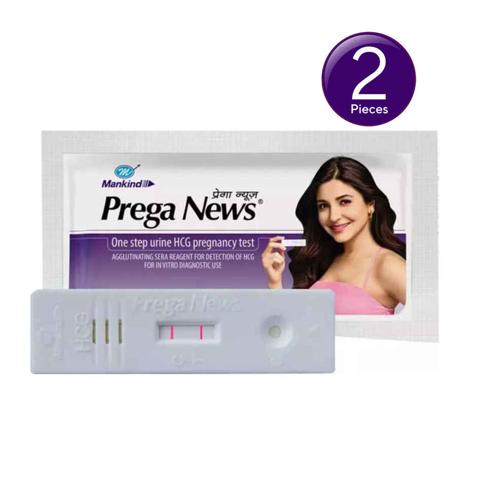 Prega News One Step Urine HCG Pregnancy Test Kit Combo