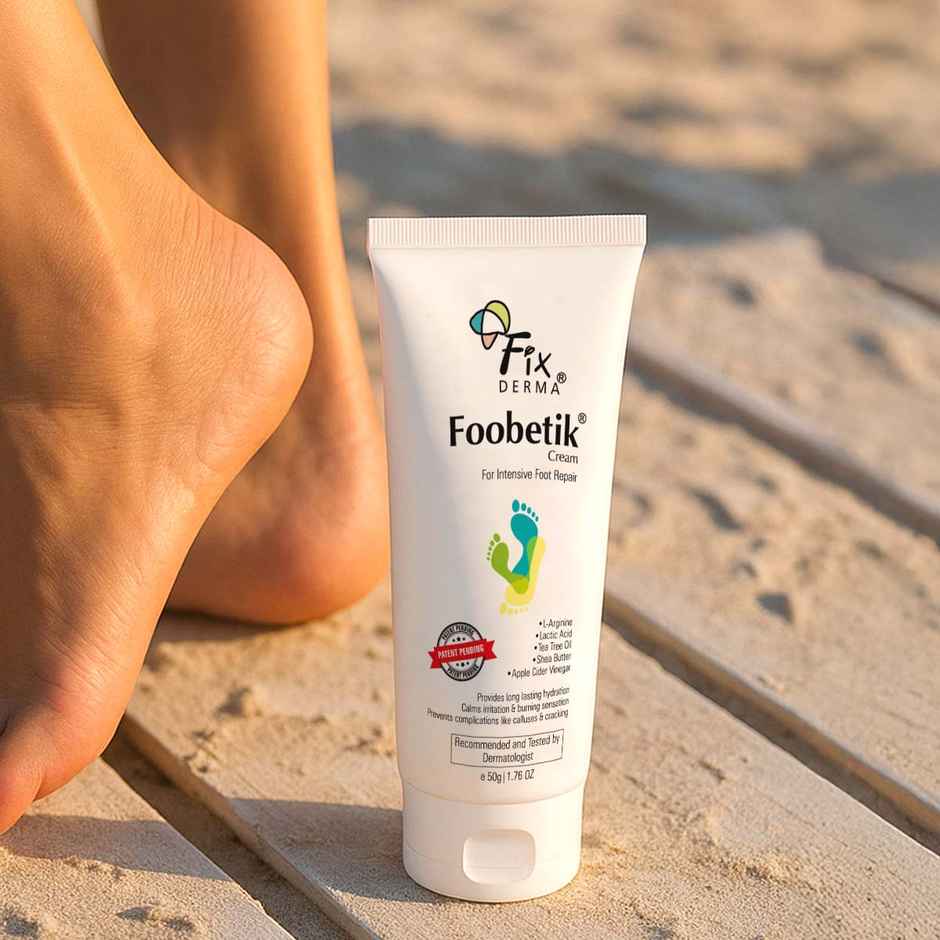 Fixderma Foobetik Foot Cream for Diabetic, Dry & Crack Heel, Moisturizes & Repair Feet