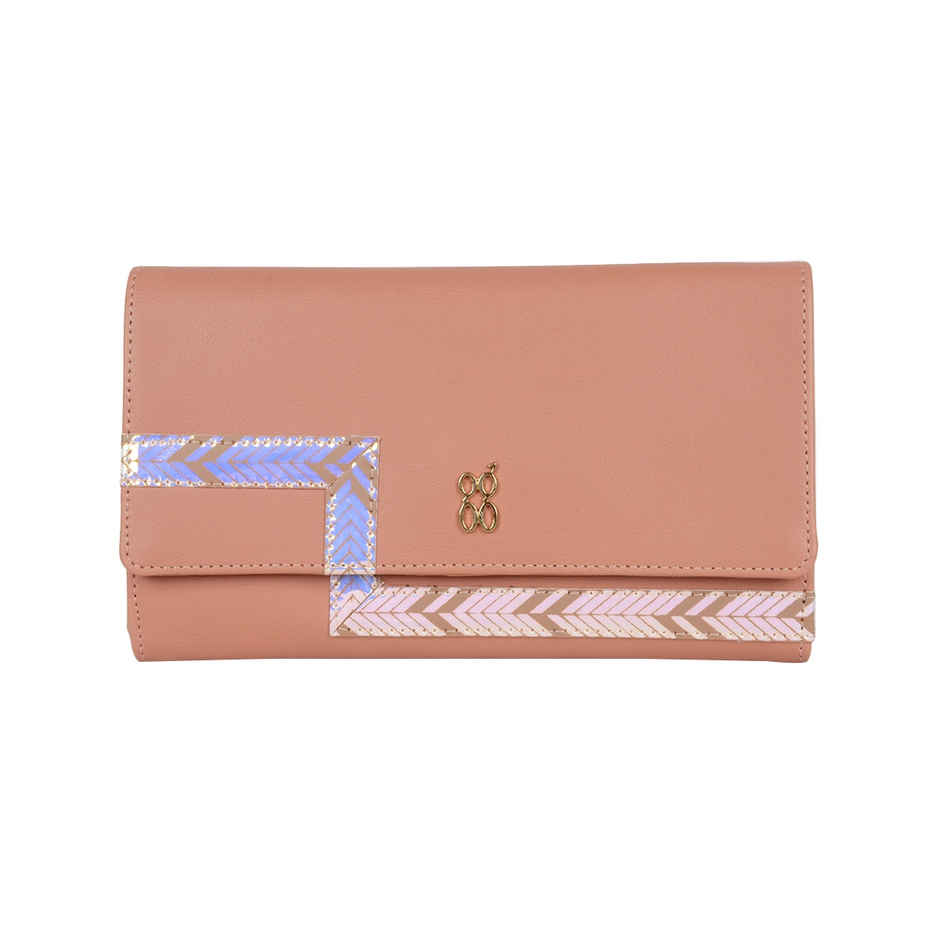 Baggit Women's Yes 3 Fold Wallets | Rose