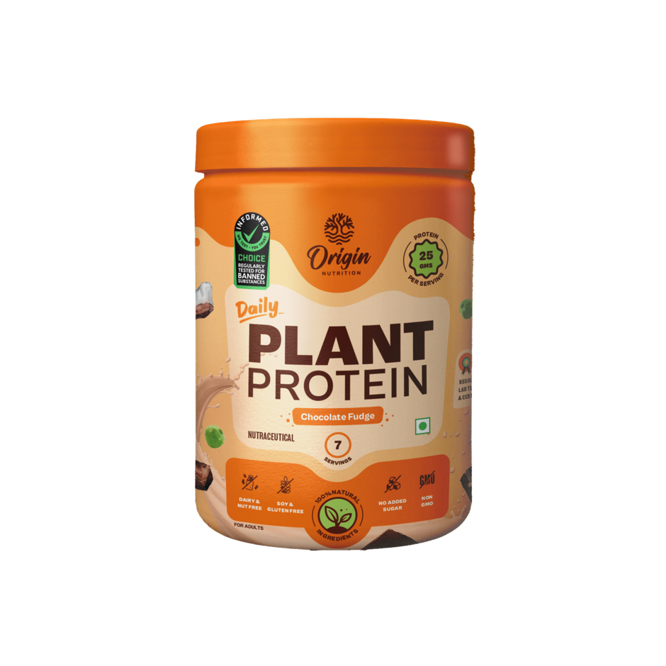 Origin Nutrition Daily Plant Protein Chocolate Flavour- 7 Servings