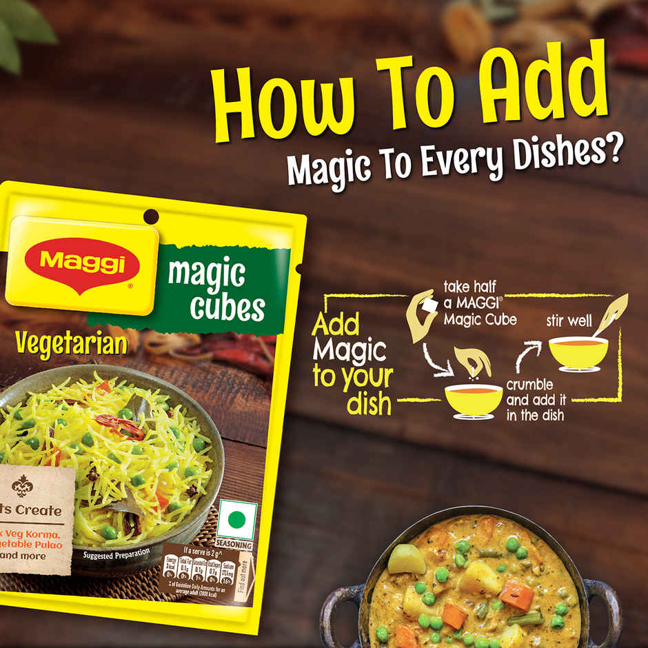 MAGGI MAGIC Cubes, Vegetarian Masala