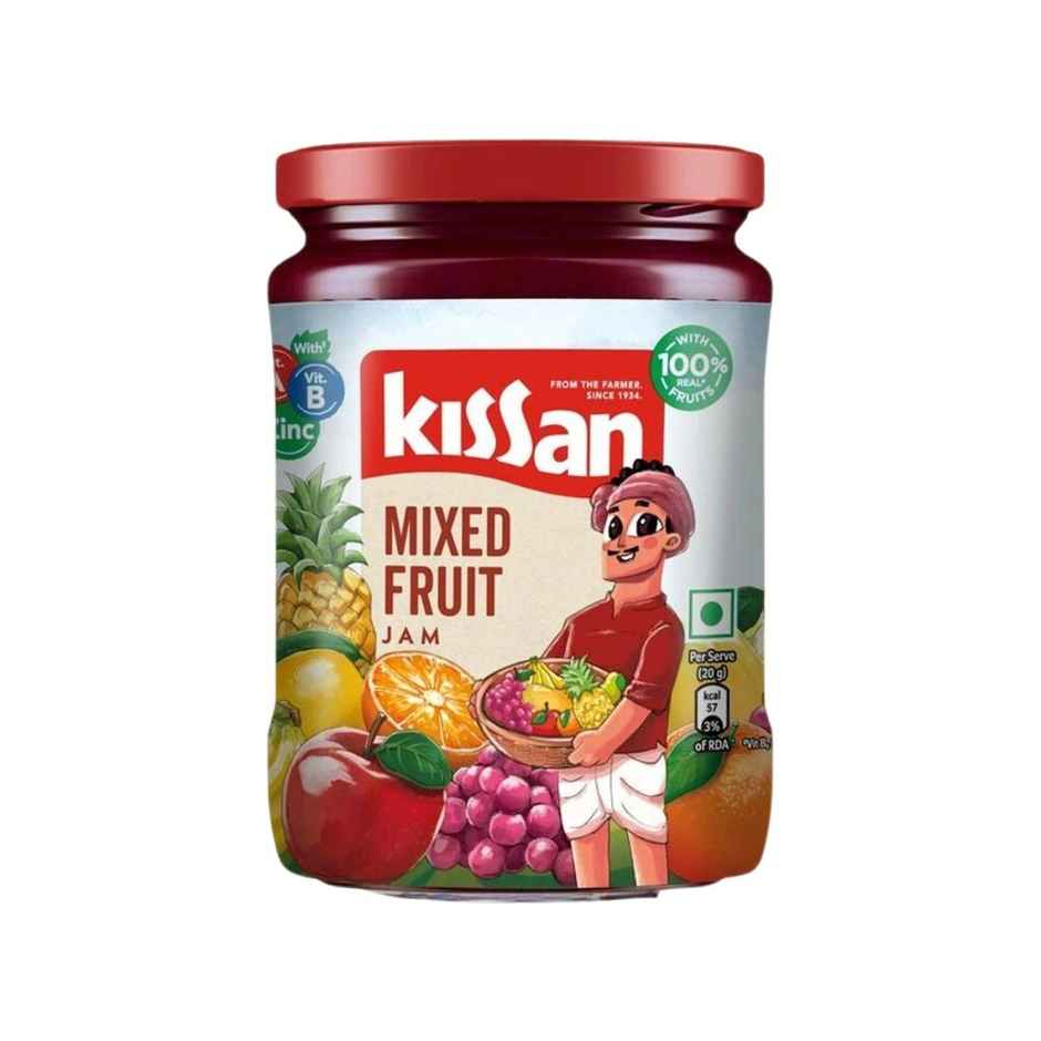 Kissan Mixed Fruit Jam(700gms) & Britannia Pure Whole Wheat Bread(450gms) Combo