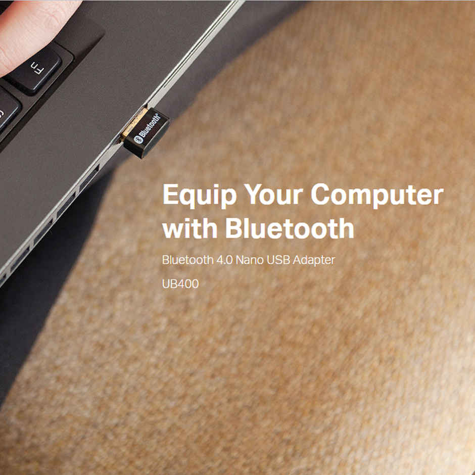 TP-Link UB400 Bluetooth 4.0 Nano-Sized USB Adapter, Dongle Receiver Support Windows